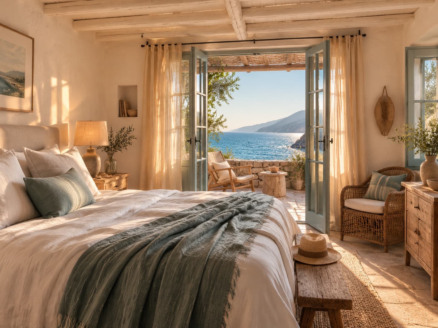 Seaside cottage visual direction for an independent stay